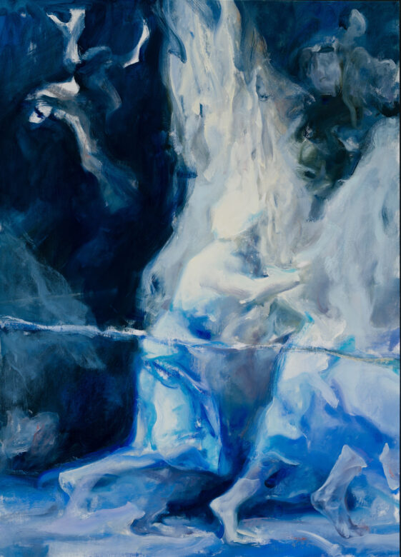 Huile sur toile / Oil on canvas 179 x 129 cm (70 1/2 x 50 3/4 in.)