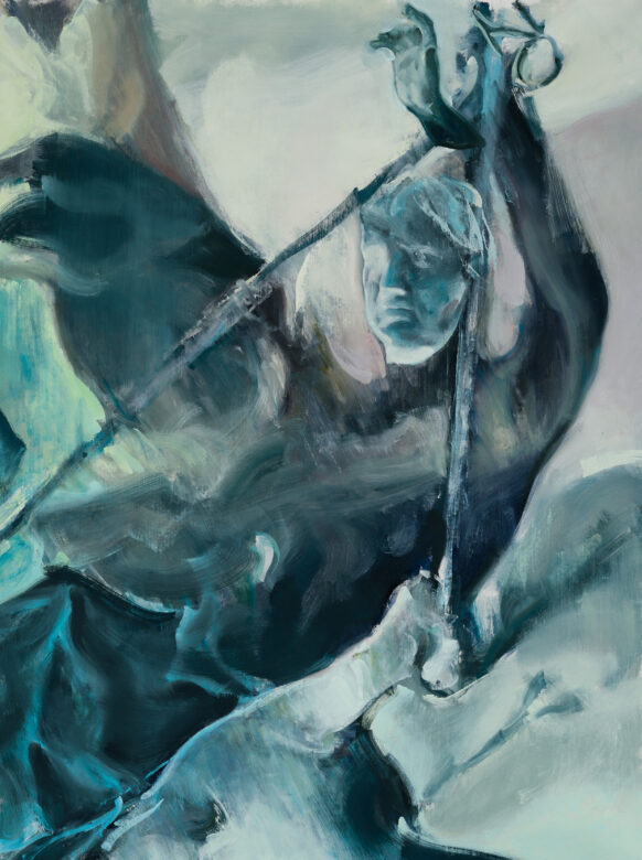 Huile sur toile / Oil on canvas 176 x 131 cm (69 1/4 x 51 5/8 in.)