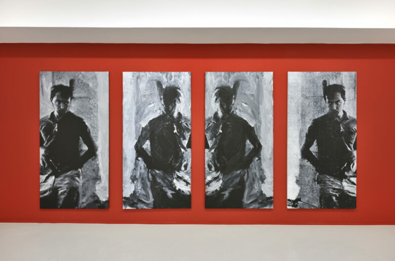 Huile sur toile / Oil on canvas 195 x 97 cm (76 3/4 x 38 1/4 in.) chacun / each