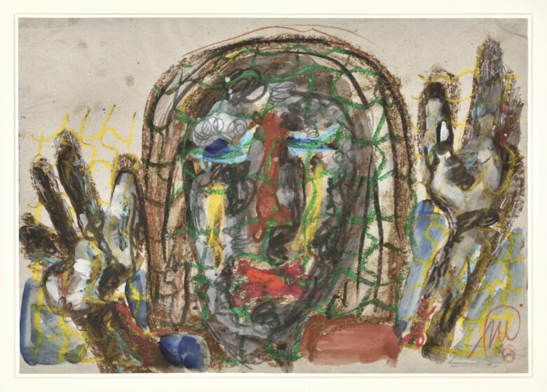 Gouache, pastel et crayon sur papier / Gouache, pastel and pencil on paper 34,5 x 49,2 cm (13 5/8 x 19 3/8 in.) MLZ 2769/00 Photo : Rebecca Fanuele