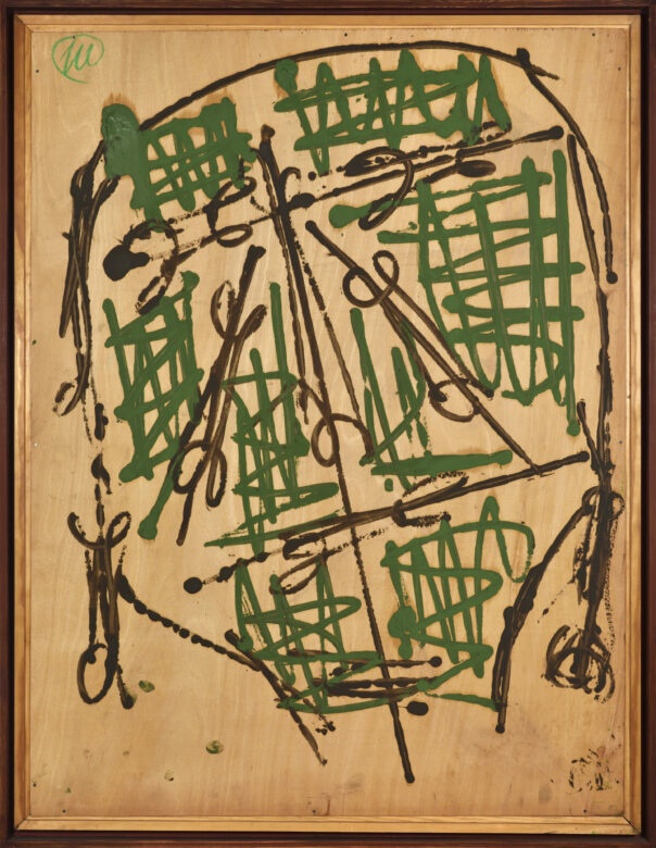 Huile sur bois / Oil on wood 113 x 113 cm (44 1/2 x 44 1/2 in.) ML 1184/00 Photo : Rebecca Fanuele