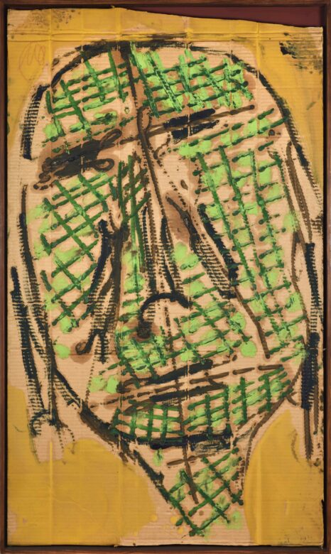 Huile et tempera sur carton ondulé / Oil, tempera on corrugated cardboard 121 x 70,5 cm (47 5/8 x 27 3/4 in.) ML 1179/00 Photo : Rebecca Fanuele