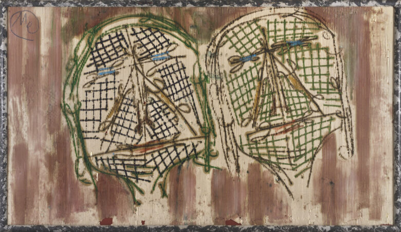 Huile sur carton ondulé / Oil on corrugated cardboard 150 x 261 cm (59 x 102 3/4 in.) ML 1354/00 Photo : Rebecca Fanuele