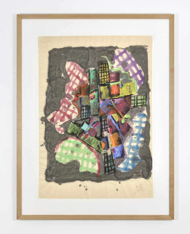 Gouache, encre de Chine, pastel gras et crayon sur papier / Gouache, India ink, oil crayon, pencil on paper 70,5 x 49,5 cm (27 3/4 x 19 1/2 in.) MLZ 2824/00 Photo : Rebecca Fanuele