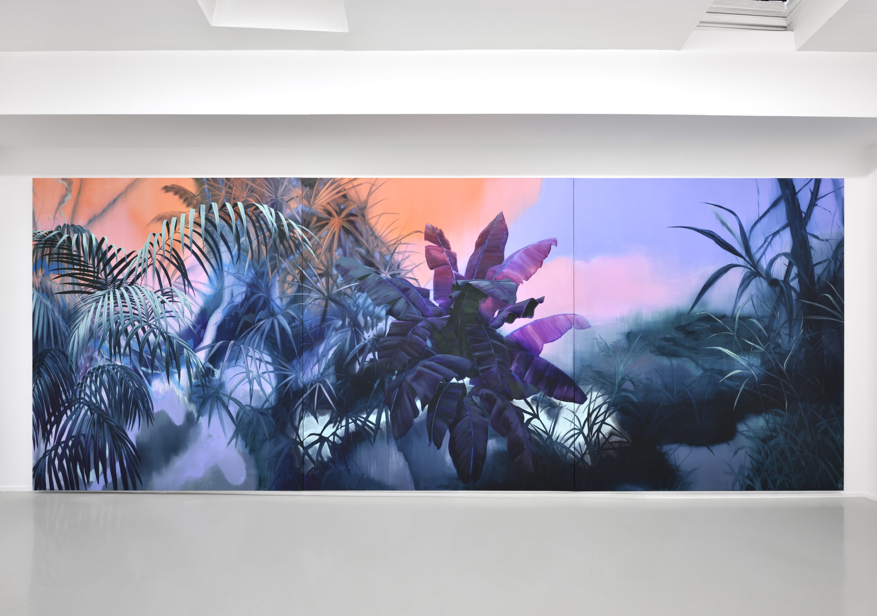 Huile sur toile / Oil on canvas 230 x 600 cm (90 1/2 x 236 1/4 in.)