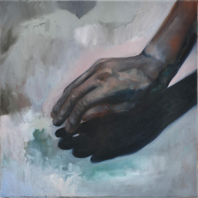 Huile sur toile / Oil on canvas 40 x 40 cm (15 3/4 x 15 3/4 in.)