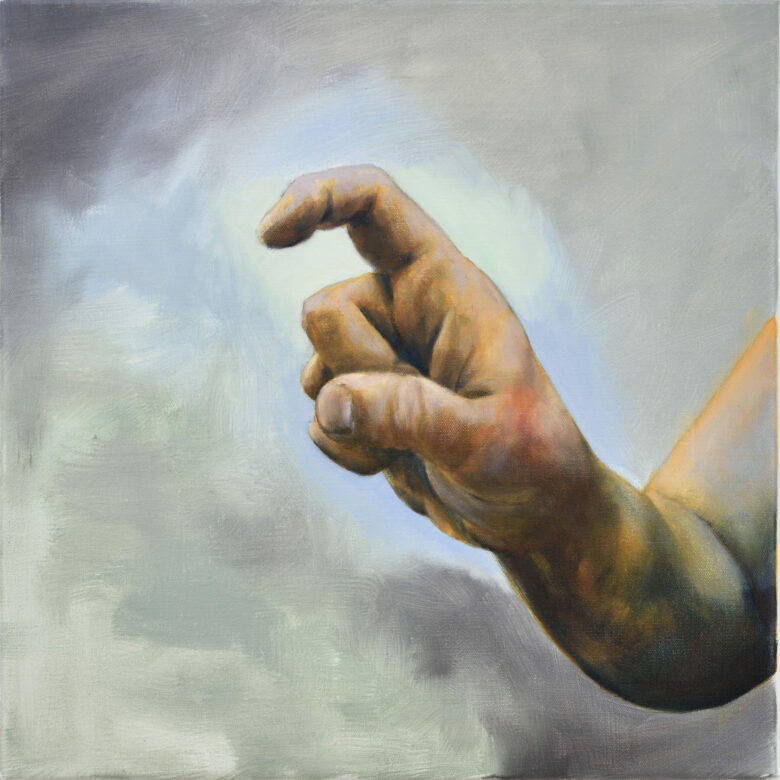 Huile sur toile / Oil on canvas 40 x 40 cm (15 3/4 x 15 3/4 in.)