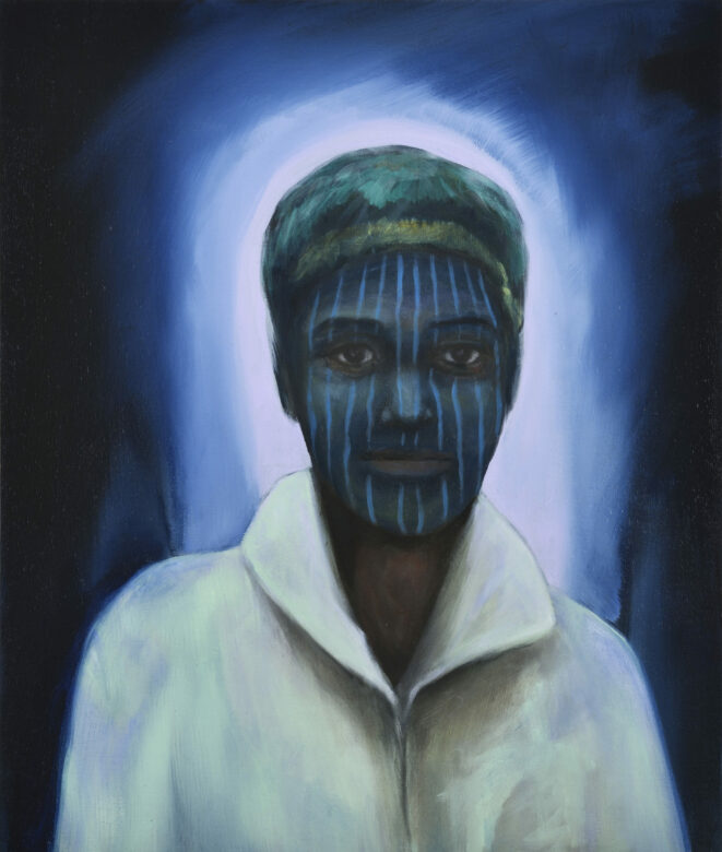 Huile sur toile / Oil on canvas 55 x 46 cm (21 5/8 x 18 1/8 in.)