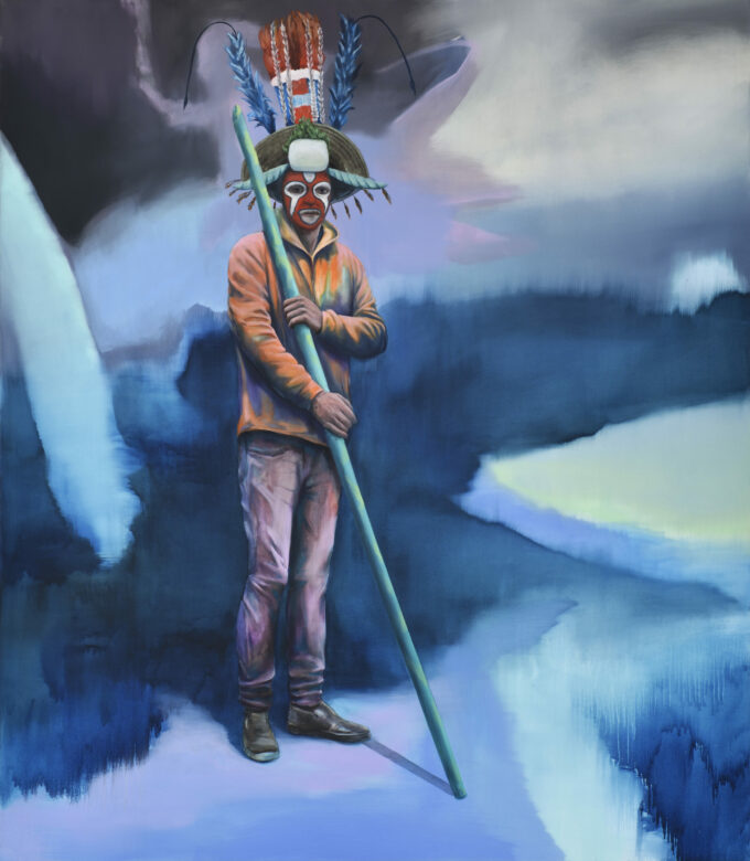 Huile sur toile / Oil on canvas 230 x 200 cm (90 1/2 x 78 3/4 in.)