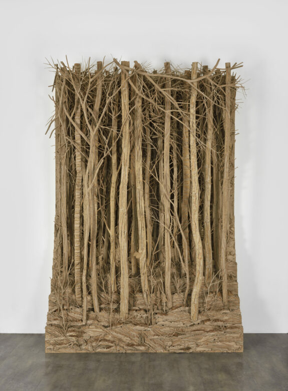 Bois et carton / Wood and cardboard 245 x 170 x 30 cm (96 1/2 x 66 7/8 x 11 3/4 in.)