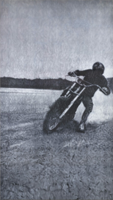 Huile sur toile / Oil on canvas 230 x 130 cm (90 1/2 x 51 1/8 in.) Photo : Rebecca Fanuele