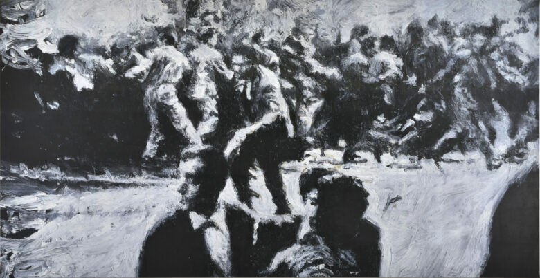 Huile sur toile / Oil on canvas 154 x 300 cm (60 5/8 x 118 1/8 in.)