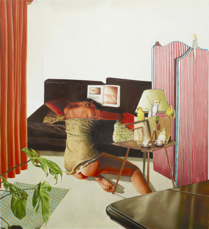 Huile sur toile / Oil on canvas 250 x 230 cm (98 3/8 x 90 1/2 in.)