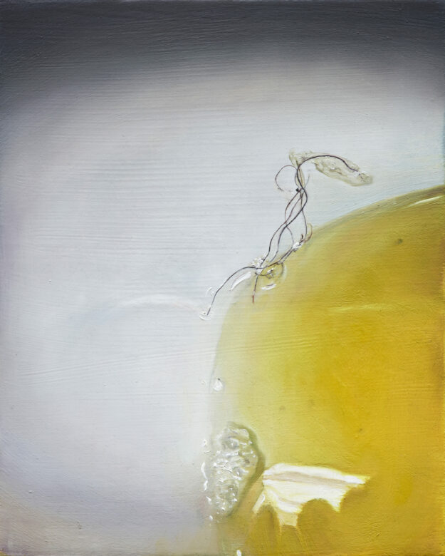 Huile sur bois / Oil on wood 23 x 19 cm (9 x 7 1/2 in.)