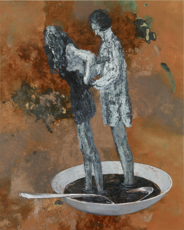 Huile sur toile / Oil on canvas 200 x 160 cm (78 3/4 x 63 in.) JI 1338