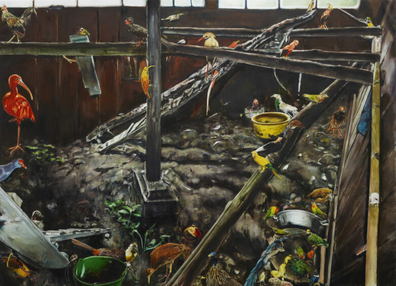 Huile sur toile / Oil on canvas 230 x 320 cm (90 1/2 x 126 in.)