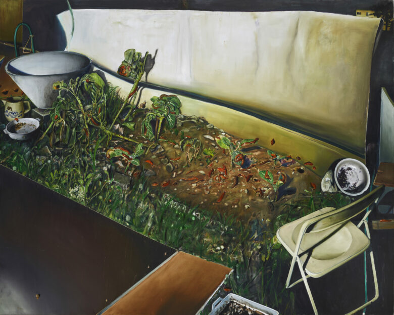 Huile sur toile / Oil on canvas 240 x 300 cm (94 1/2 x 118 1/8 in.)