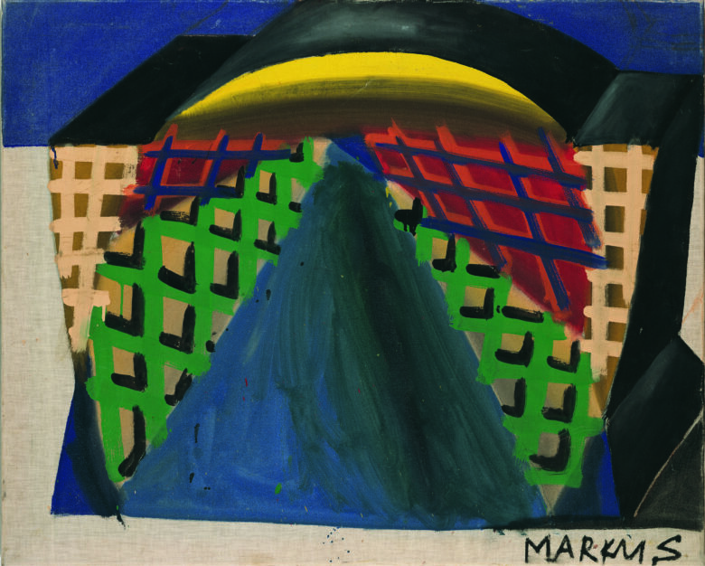 Détrempe sur toile / Distemper on canvas 85 x 105 cm (33 1/2 x 41 3/8 in.) ML 152/B