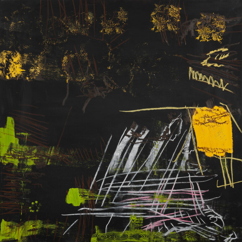 Technique mixte sur masonite / Mixed media on masonite 122 x 122 cm (48 x 48 in.) PK 1596/00