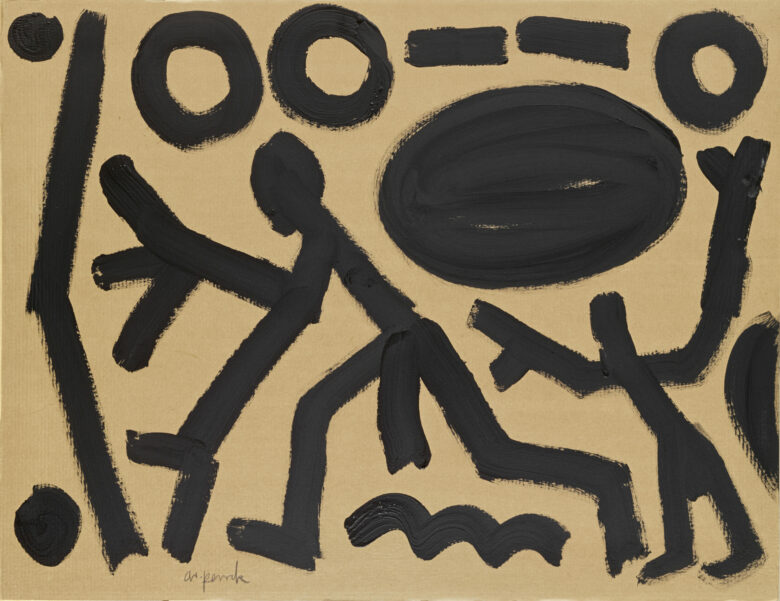 Acrylique sur carton ondulé / Acrylic on corrugated cardboard 100 x 130 cm (39 3/8 x 51 1/8 in.) RP 692/00