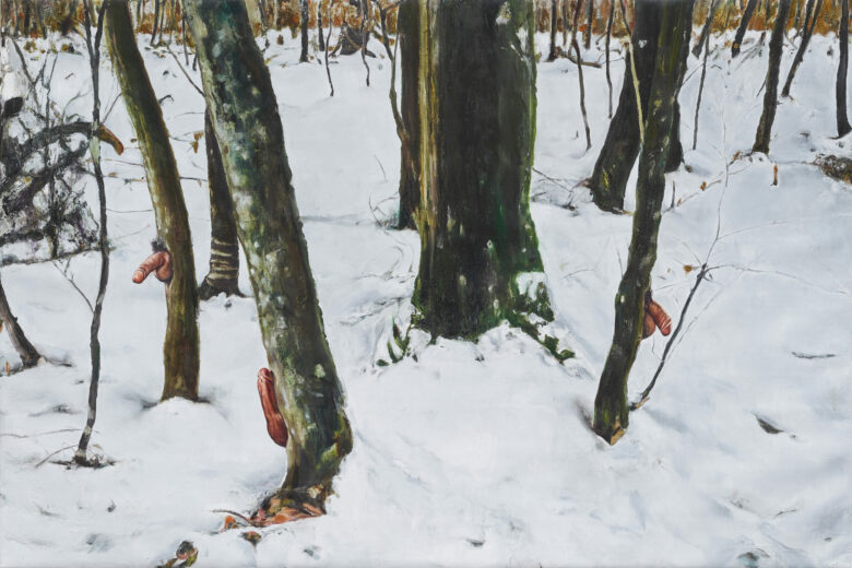 Huile sur toile / Oil on canvas 100 x 151 cm (39 3/8 x 59 1/2 in.)