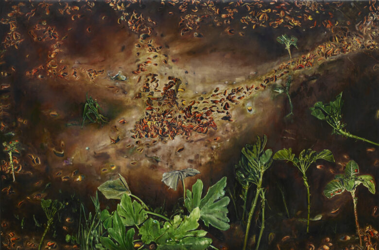 Huile sur toile / Oil on canvas 260 x 396 cm (102 3/8 x 155 7/8 in.)