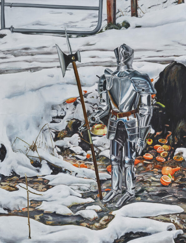 Huile sur toile / Oil on canvas 210 x 190 cm (82 5/8 x 74 3/4 in.)