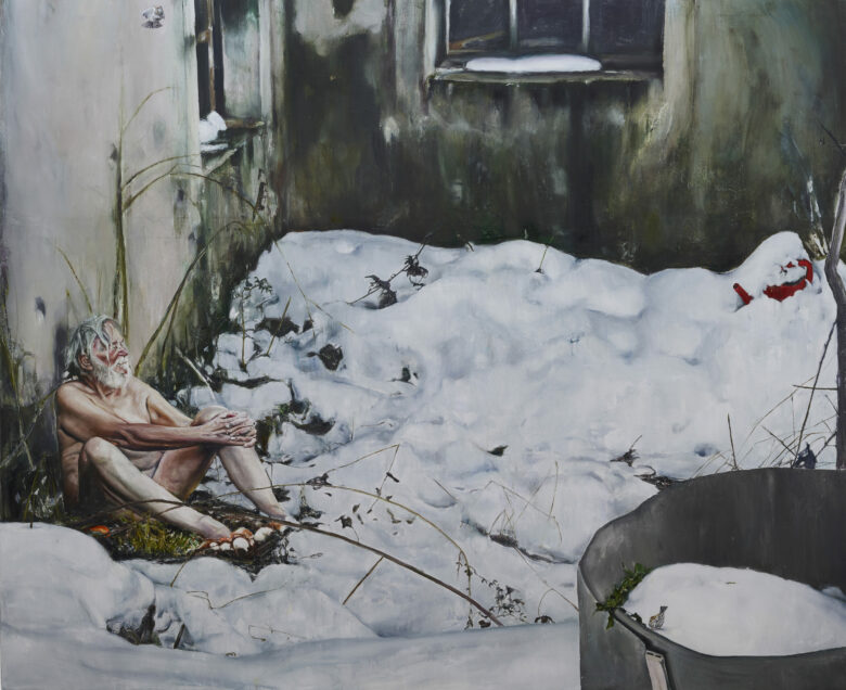 Huile sur toile / Oil on canvas 230 x 280 cm (90 1/2 x 110 1/4 in.)