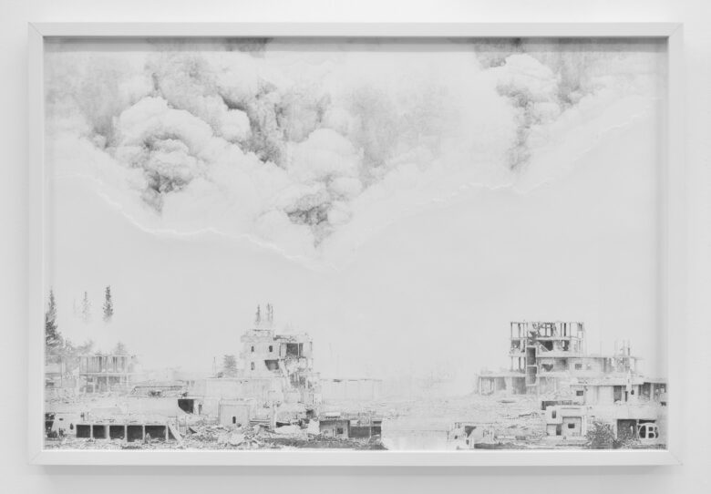 Dessin à la mine de graphite Faber-Castell, papier Canson 224 g/m² / Faber-Castell graphite pencil on Canson paper 224g/m² 60 x 90 cm (23 5/8 x 35 3/8 in.) 62,5 x 92,5 cm (24 5/8 x 36 3/8 in.) encadré / framed