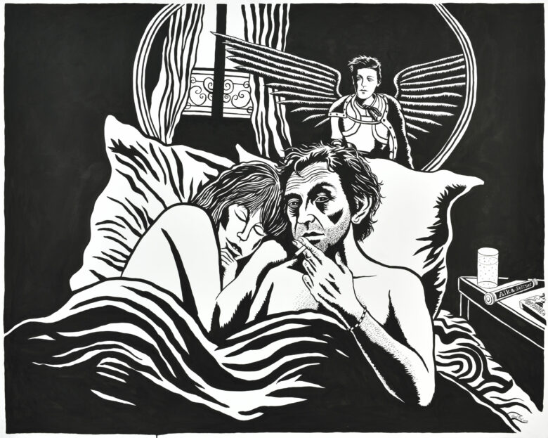 Encre de Chine sur papier / Indian ink on paper 122 x 152 cm (48 x 59 7/8 in.)