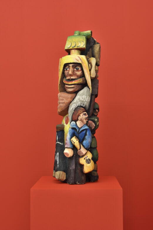 Bois peint / Painted wood 65 x 19 x 19 cm (25 5/8 x 7 1/2 x 7 1/2 in.) JIP 2/5B