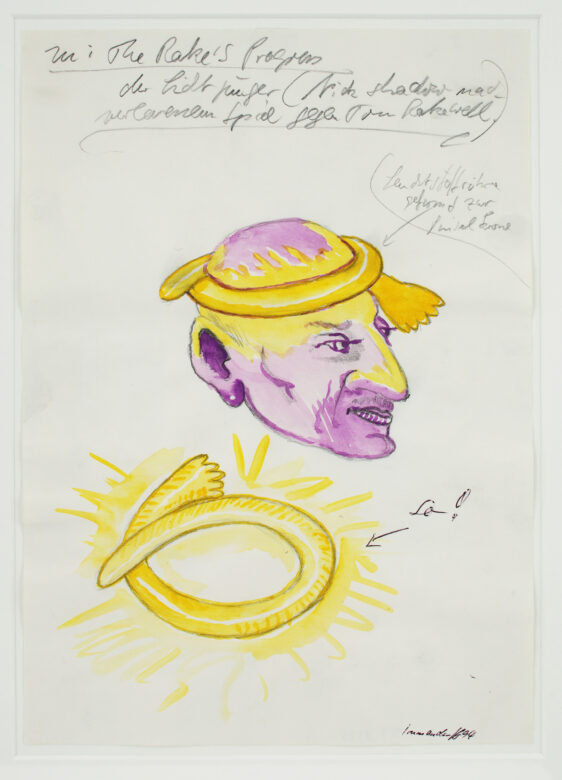 Crayon, gouache sur papier / Pencil, gouache on paper 29,4 x 21 cm (11 5/8 x 8 1/4 in.) JIZ 1535/00