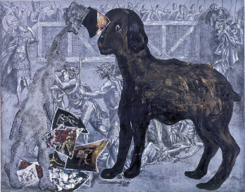 Huile sur toile / Oil on canvas 150 x 190 cm (59 x 74 3/4 in.) JI 1210/00