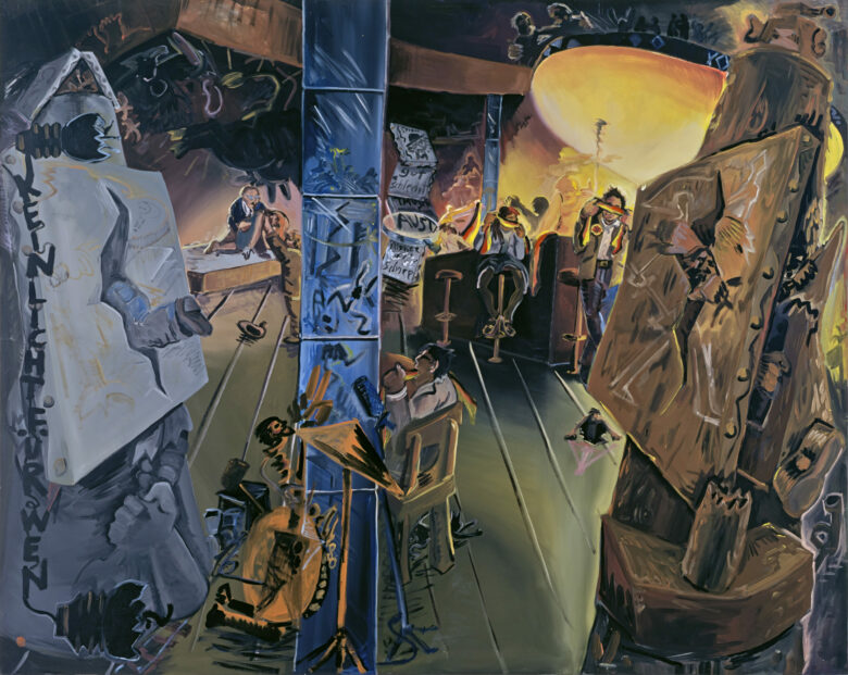 Acrylique sur toile / Acrylic on canvas 280 x 350 cm (110 1/4 x 137 3/4 in.) JI 373/00