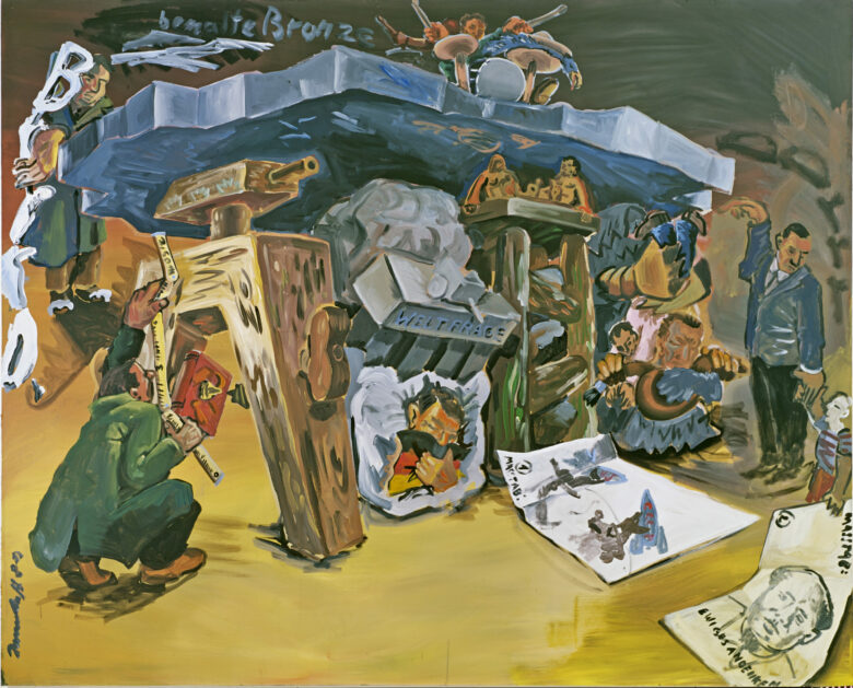 Acrylique sur toile / Acrylic on canvas 200 x 250 cm (78 3/4 x 98 3/8 in.) JI 401/00