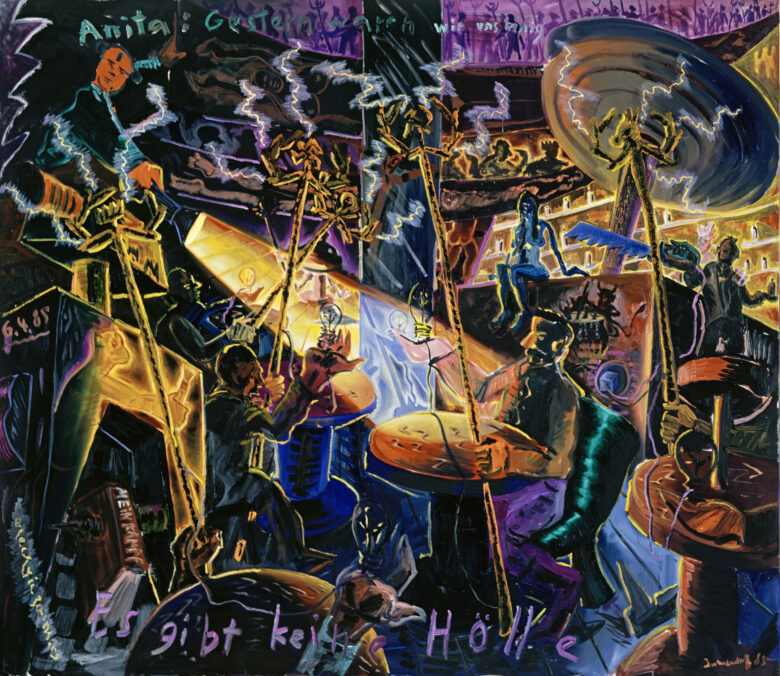 Acrylique sur toile / Acrylic on canvas 285 x 330 cm (112 1/4 x 129 7/8 in.) JI 585/00