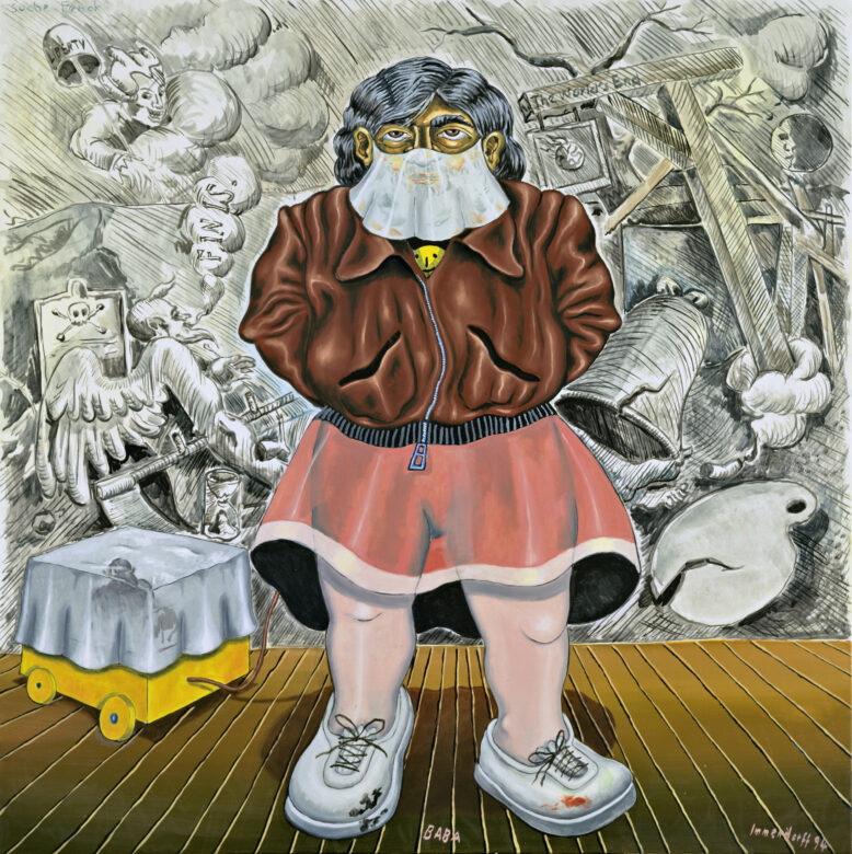 Huile sur toile / Oil on canvas 150 x 150 cm (59 x 59 in.) JI 804/00