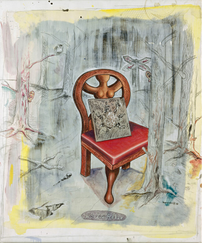 Huile sur toile / Oil on canvas 120 x 100 cm (47 1/4 x 39 3/8 in.) JI 914/00