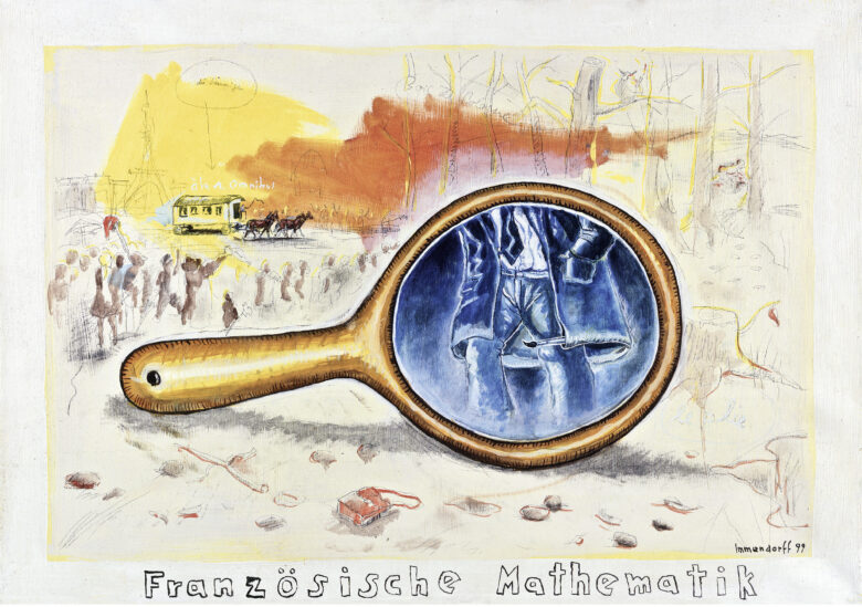 Huile et crayon sur toile / Oil and pencil on canvas 70 x 100 cm (27 1/2 x 39 3/8 in.) JI 940/00