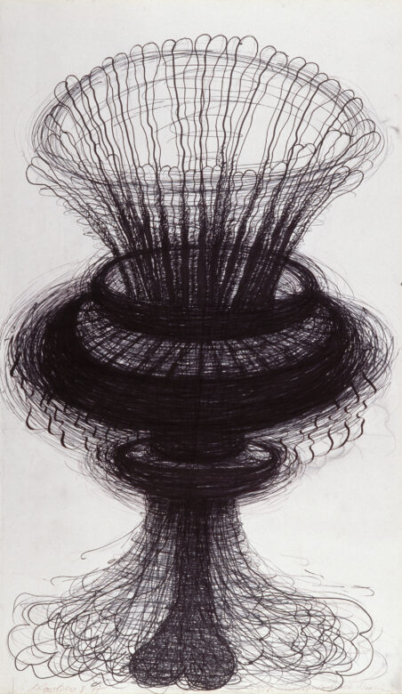 Encre et technique mixte sur papier / Ink and mixed media on paper 155 x 90 cm (61 x 35 3/8 in.)