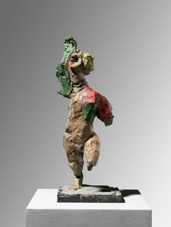 Bronze peint / Painted bronze 51,5 x 20 x 16,5 cm Edition de / of 6 + 1 AP MLP 174/3