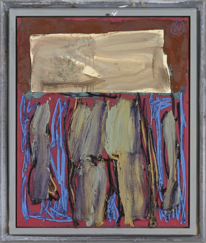 Huile sur papier sur tissu / Oil on paper on fabric 110 x 90 cm (43 1/4 x 35 3/8 in.) ML 1840/00