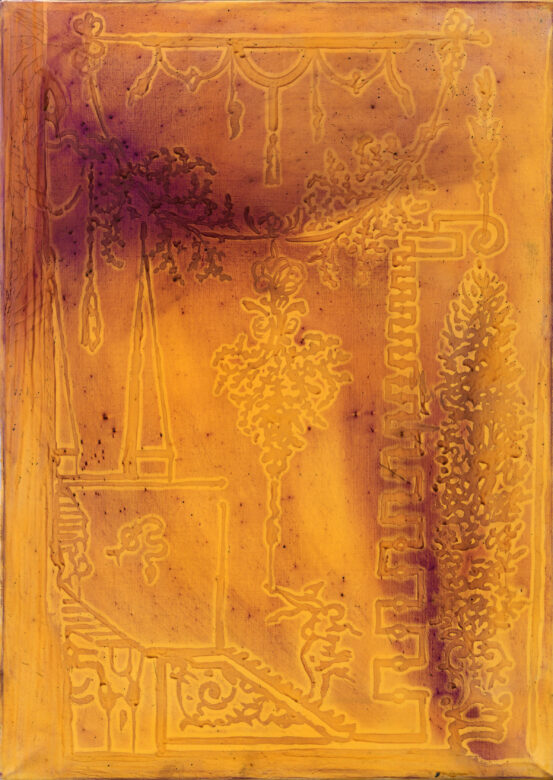 Laque sur toile / Lacquer on canvas 70 x 50 cm (27 1/2 x 19 5/8 in.) POL 63/C