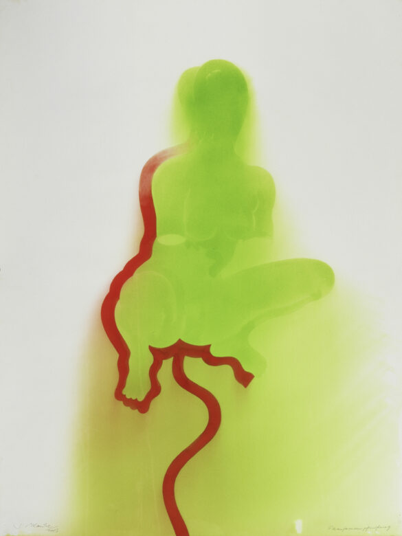 Tempera à l'œuf sur papier / Egg tempera on paper 119 x 90 cm (46 7/8 x 35 3/8 in.)