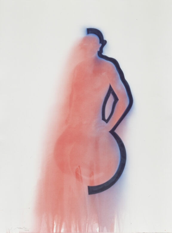 Tempera à l'œuf sur papier / Egg tempera on paper 119 x 90 cm (46 7/8 x 35 3/8 in.)