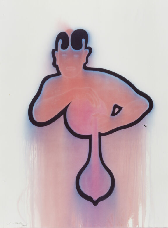 Tempera à l'œuf sur papier / Egg tempera on paper 119 x 90 cm (46 7/8 x 35 3/8 in.)