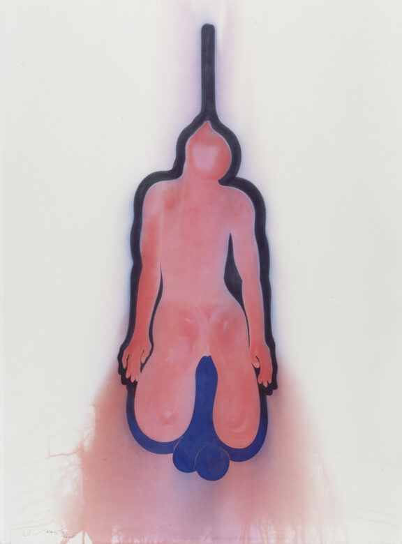 Tempera à l'œuf sur papier / Egg tempera on paper 119 x 90 cm (46 7/8 x 35 3/8 in.)