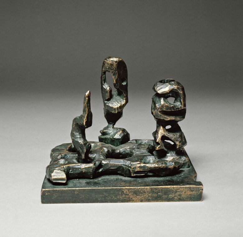 Bronze patiné / Patinated bronze 16 x 20 x 14 cm (6 1/4 x 7 7/8 x 5 1/2 in.) Ed 4/10 RPP 33/4