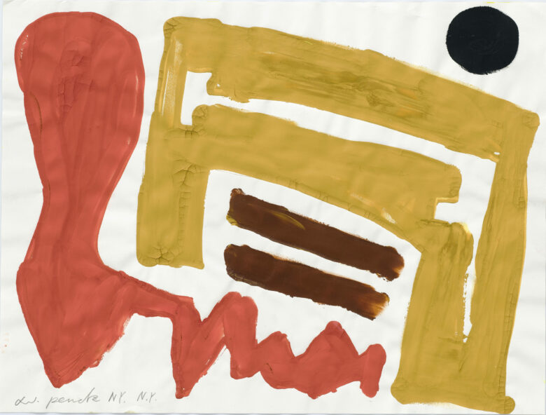 Gouache sur papier / Gouache on paper 36 x 48,5 cm (14 1/8 x 19 1/8 in.) RPZ 2442/00