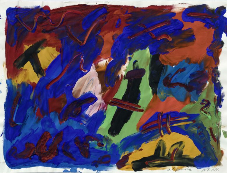 Gouache sur papier / Gouache on paper 36 x 48,5 cm (14 1/8 x 19 1/8 in.) RPZ 2446/00